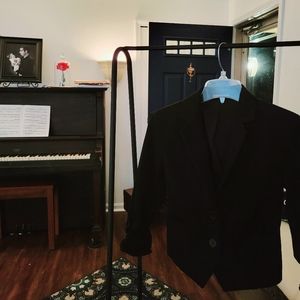 Express Black Blazer Suit Coat with Collar